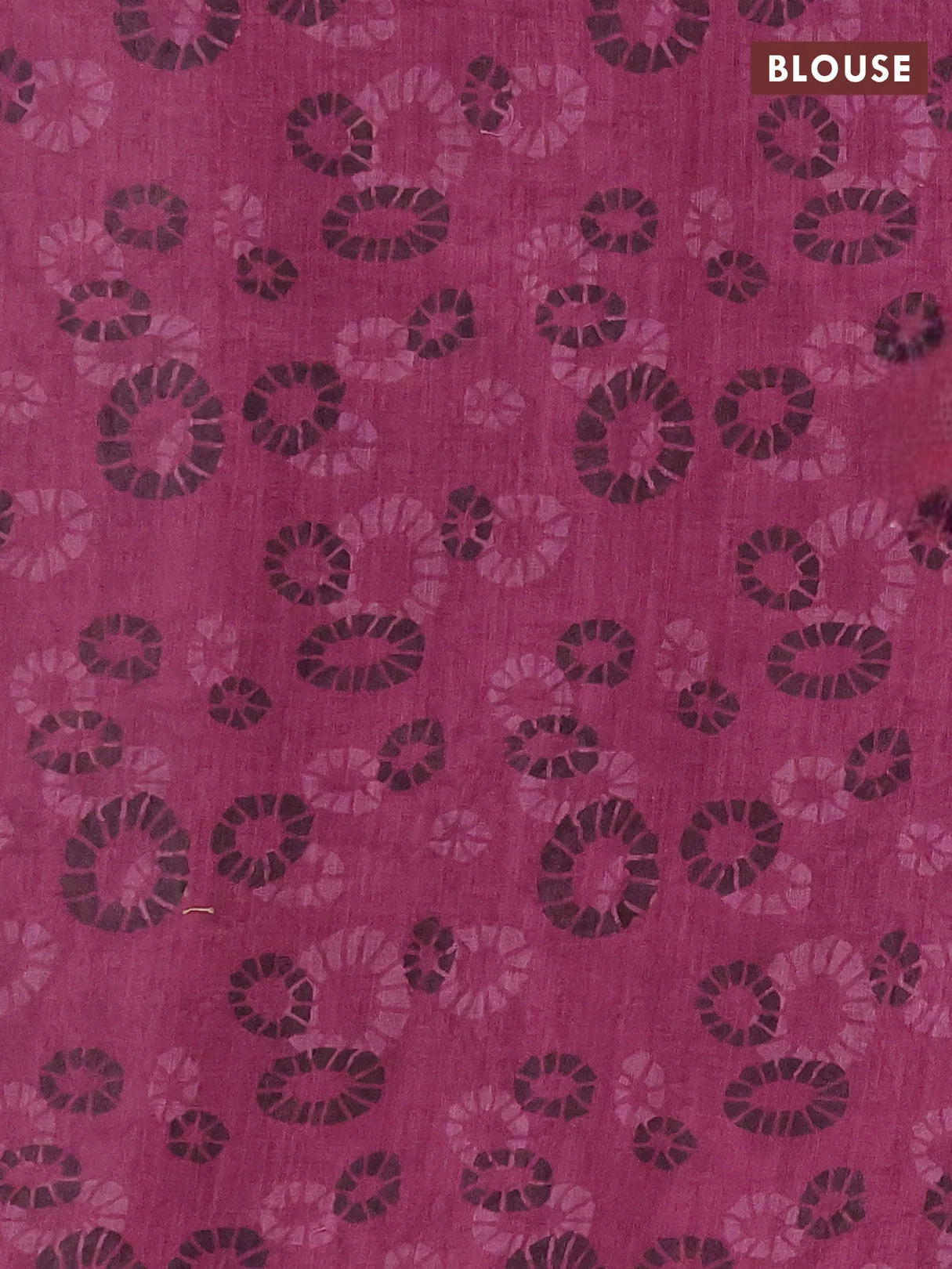 Khadi Linen Embroidery Cotton Saree - Wine